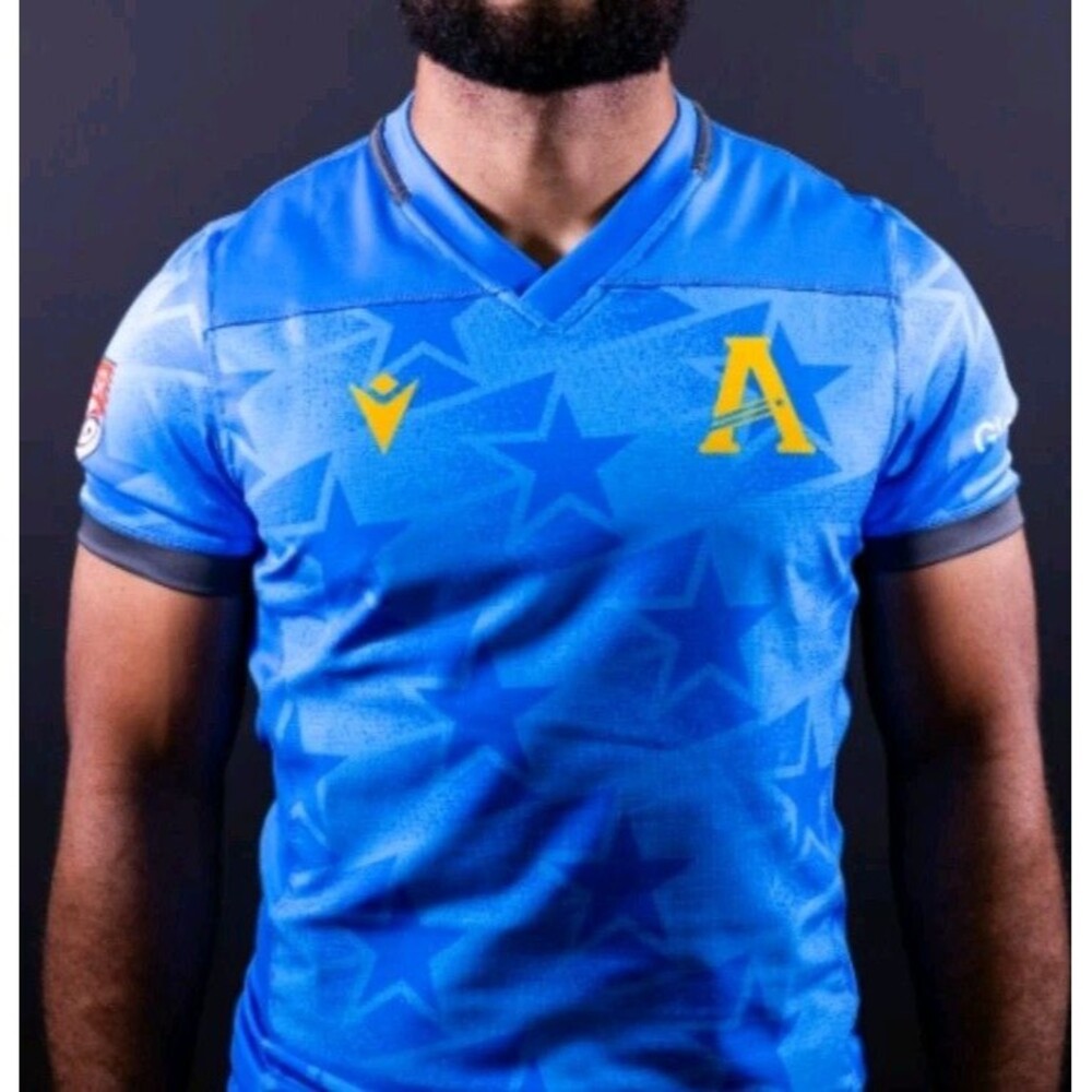 Macron Anthem Rugby Carolina 2025 Home Rugby Jersey LARGE - NWOT